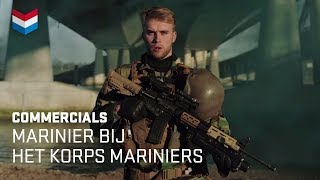 Marinier bij het Korps Mariniers  Defensie gevechtsfuncties commercial [upl. by Rush]