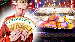 €500 COIN PUSHER OP DE KERMIS 9000 Munten [upl. by Vanden]