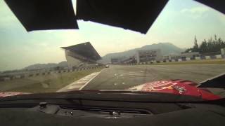 AF Corse Ferrari 458 GT3  GT Asia Series 2013 Rd5 Zhuhai Circuit China Race 10 Front Camera [upl. by Fang]