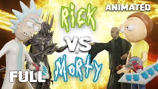 Rick Duels Morty  Harry Potter VS Lord of the Rings In YuGiOh Rick and Morty [upl. by Akilaz]