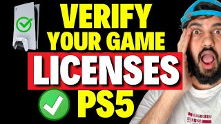 How to Verify your Game Licenses on PS5 [upl. by Ceil]