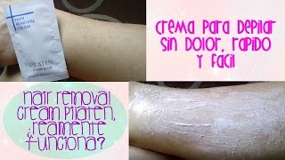 HAIR REMOVAL CREAM PILATEN ¿REALMENTE FUNCIONA [upl. by Yerfdog]