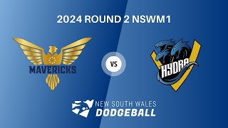 2024 NSWDL R2 Mens Div 1 Villawood Hydra vs Kingswood Mavericks [upl. by Mitman]