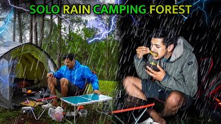 Solo Rain Camping In Rainforest Of Uttarakhand  Rain Camping India  Unknown Dreamer [upl. by Silvano397]