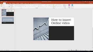 PowerPoint Tips  How to Insert Online video in PowerPoint [upl. by Puto]