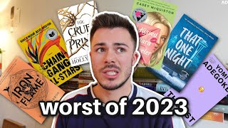 the WORST books i read in 2023 of the 200 i read [upl. by Siroled]