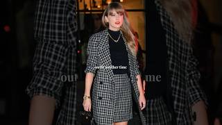 Taylor Swift Spotted Last Night Wearing Plaid Outfit taylorswift shorts [upl. by Ankeny]