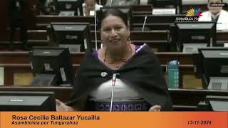 Asambleísta Cecilia Baltazar  Sesión 980 [upl. by Tor859]