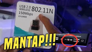 Unboxing amp Setup Usb Wifi Wireless 80211N Adapter 150 Mbps [upl. by Ellevehs33]