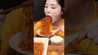 🔥🔥FIRE SPICY NOODLES amp FRIED SNACKS ♥️🤤 [upl. by Cristy42]