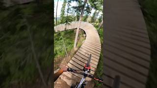 High Consequence Downhill MTB Trail 😵 [upl. by Alberta]