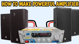 How To Make A POWERFUL AMPLIFIER  4440 IC Using  New Electronic project 2024  howtomake [upl. by Glassco375]