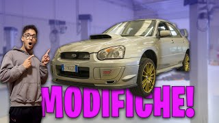 NUOVE MODIFICHE ALLA MIA SUBARU IMPREZA STI [upl. by Jessi]