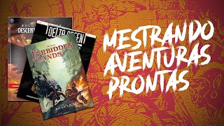 Academia do RPG  Narrando aventuras prontas [upl. by Sisxela]