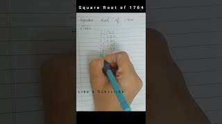 How to find Square Root of 1764 by prime factorization method radhyanshclasses maths [upl. by Apeed]