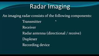 SAR Image Processing  Day1 Basic concepts of SAR imaging [upl. by Notlew541]