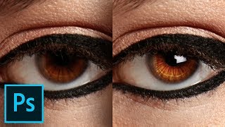 Add Brilliant Catchlights amp Details to Eyes in Photoshop [upl. by Rosati440]