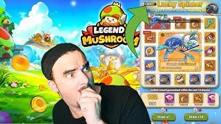 Lucky Spinner Hack In Legend Of Mushroom legendofmushroom [upl. by Larrie]