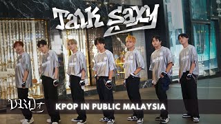 KPOP IN PUBLIC MALAYSIA RIIZE 라이즈  TALK SAXY Dance Cover ONETAKE by VERENDUS [upl. by Ytsim807]