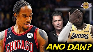 SAYANG NA SAYANG ANONG NAISIP NG LAKERS AT NI LEBRON JAMES AT DI SI DEMAR DEROZAN ANG KINUHA [upl. by Trueblood]