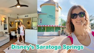 Disneys Saratoga Springs 1 Bedroom Villa Tour amp Resort Review [upl. by Oirogerg]