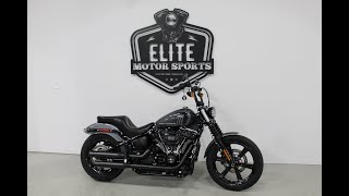 2022 Harley Davidson Street Bob 114 ONLY 644 Miles Le Pera Seat UltraCool Oil Cooler Cobra Exhaust [upl. by Ahsinroc]