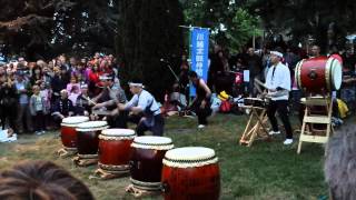 Spectacle de percussions japonaises pour le 1er août à Morges [upl. by Netaf]