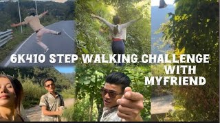 6k410 STEP WALKING CHALLENGE WITH MY PODNG FRIEND  SERA VILLAGE to BOMDILA PASS  🫶 [upl. by Nave966]