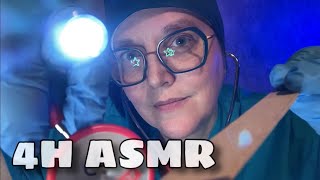 4H ASMR Français RP Ophtalmologue Examen des Nerfs Crâniens ASMR FR Roleplay Compil [upl. by Curran517]