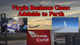 Virgin Australia Business Class  Flight Review Adelaide to Perth ✈️🛩 [upl. by Levine]