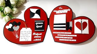 DIYValentines Day Card  Special Greeting Card for Valentines Day  Valentins Day Card Ideas [upl. by Wilkey]