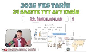 24 SAATTE TYT  AYT TARİH 32 ATATÜRK DÖNEMİ İNKILAPLAR 1  2025 YKS tyttarih ayttarih [upl. by Linnet]