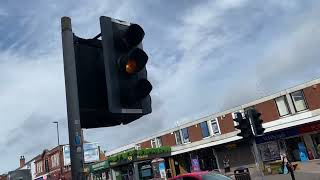 Epic Old GEC Mellor Traffic Lights In Harborne [upl. by Ehttam]