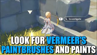 Look for Vermeers Paintbrushes and Paints 02 Genshin Impact [upl. by Giffer]