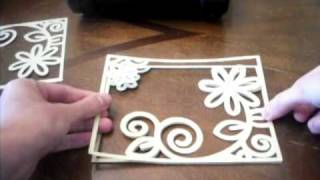 How to Make your Own Embossing Plate  Folders [upl. by Hareehahs]