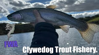 Trout fishing  Clywedog trout fishery  Mid Wales UK Fly fishing [upl. by Ojibbob388]