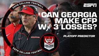 Could a 3loss Georgia team still make the College Football Playoff  Rankings Reaction [upl. by Bartlet]