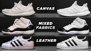 HOW TO CLEAN EVERY TYPE OF SNEAKER  My Process [upl. by Eninnej816]