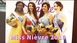 Élection de Miss Nièvre 2019 à Nevers  avec Miss France et Miss Bourgogne  4K [upl. by Anayk]