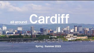 Streets of Cardiff  Summer 2023  45 Minutes Raw Footage all around Cardiff [upl. by Elocin854]