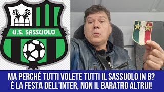 LINTER CAMPIONE È PURE ARBITRO DELLA SALVEZZA E NON DEVE FARE SCONTI A NESSUNO MA IL SASSUOLO [upl. by Lavotsirc]