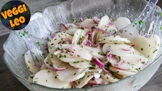 Rettichsalat  lecker  einfach  preiswert und vegan [upl. by Akiem]