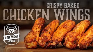 Oven Baked Chicken Wings  TASTY Tips for Baking CRISPY Chicken Wings [upl. by Wende]