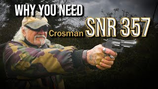 Crosman SNR 357  an ACTION PACKED Air REVOLVER You NEED😎 [upl. by Denbrook109]