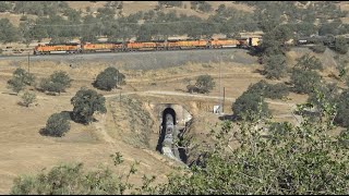 4K TRAINS ON THE TEHACHAPI LOOP JUNE 2022 [upl. by Gore465]