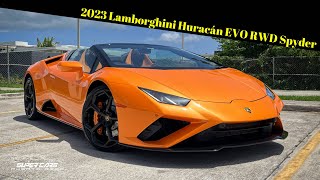 2023 Lamborghini Huracán EVO RWD Spyder  TEST DRIVE  Review en Español [upl. by Aronaele]