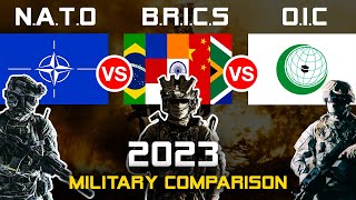 NATO BRICS OIC Military Power Comparison  NATO vs BRICS vs OIC  OIC vs NATO vs BRICS Military [upl. by Pearl]