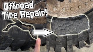 Offroad Tire Repair StepbyStep Vulcanizing HowTo S13E5 [upl. by Tuneberg509]