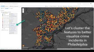 Point Clustering in ArcGIS Online [upl. by Elberfeld]