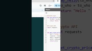 Python in Google Sheets 🐍 w Crypto API [upl. by Frants]